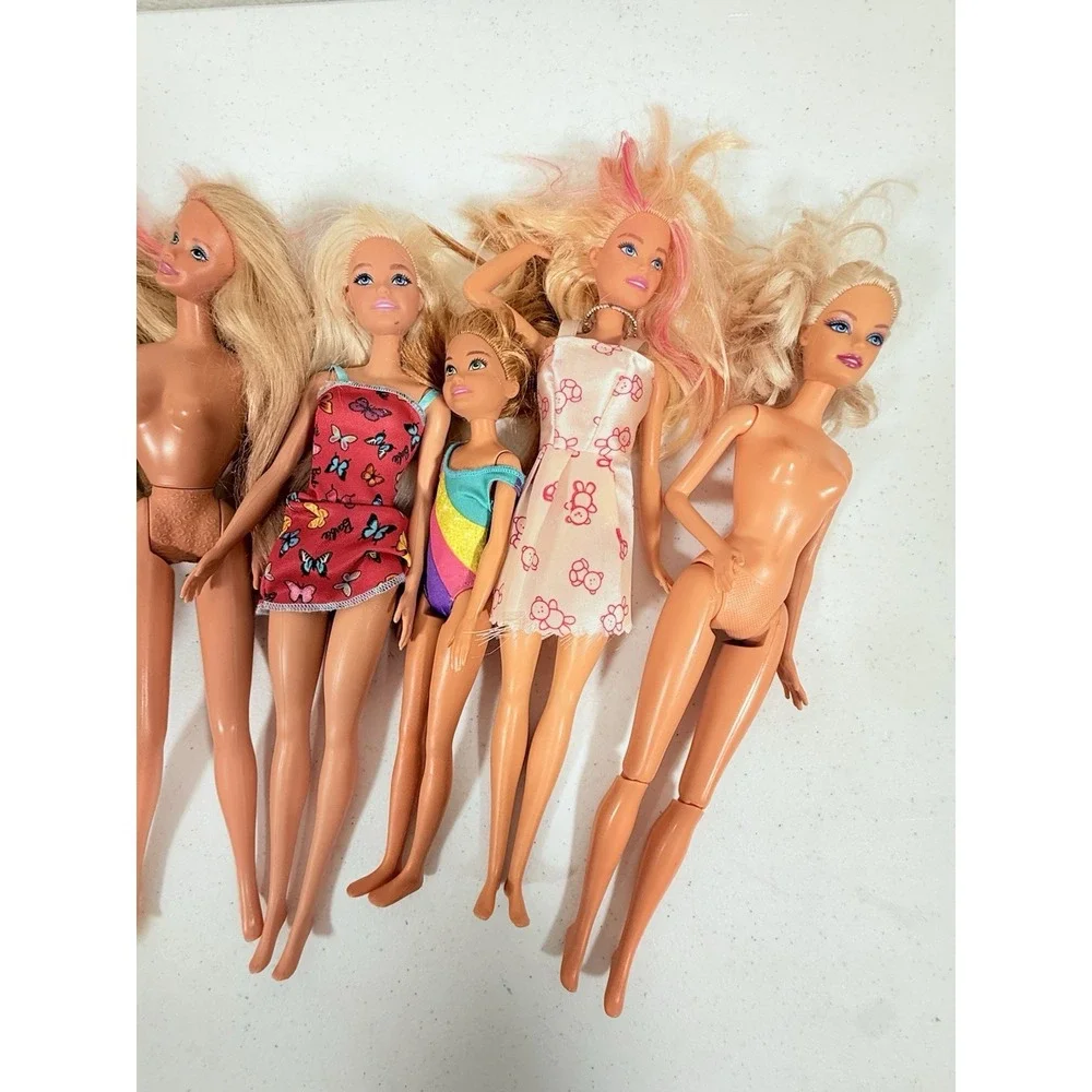 Modern Barbie Doll Lot 10 Mattel Dolls Chelsea Mermaid Fashionista